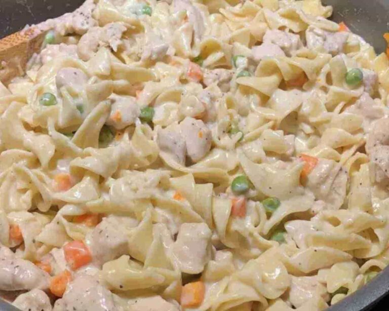 Creamy Chicken Noodle Skillet