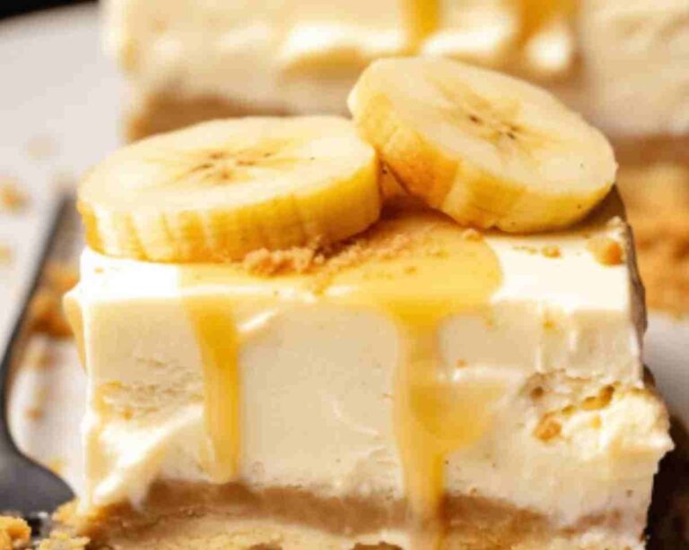 Banana Pudding Cheesecake Squares