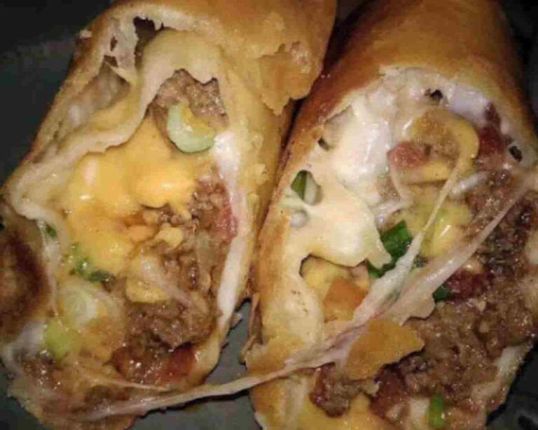 Beef and Cheese Chimichangas