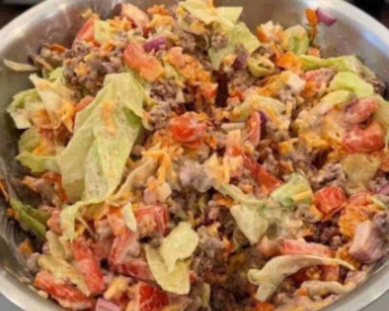 Healthy Taco Salad with Doritos