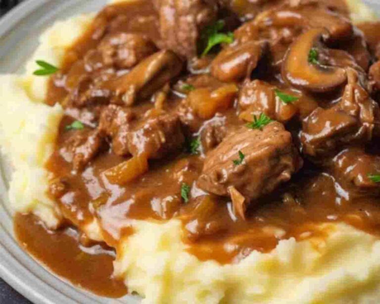 Beef Tips with Mushroom Gravy