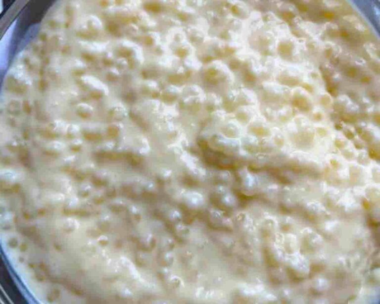 Tapioca Pudding Recipe