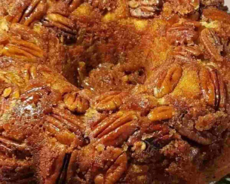 Upside Down Georgia Pecan Cake