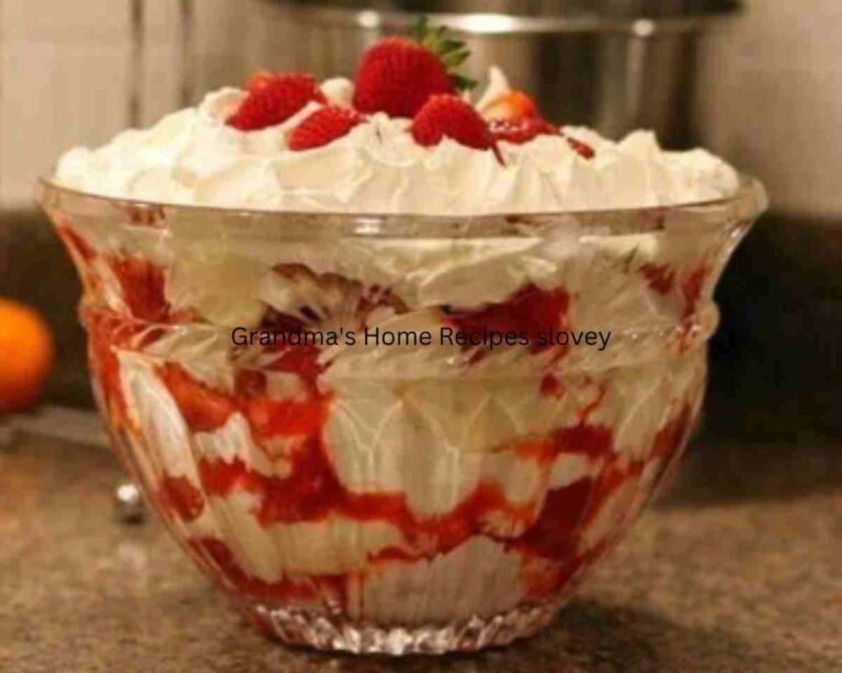 Southern Strawberry Punch Bowl Cake