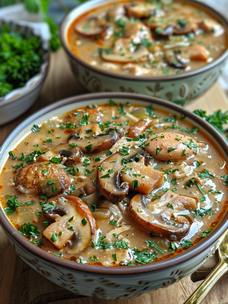 Rotisserie Chicken Mushroom Soup Recipe