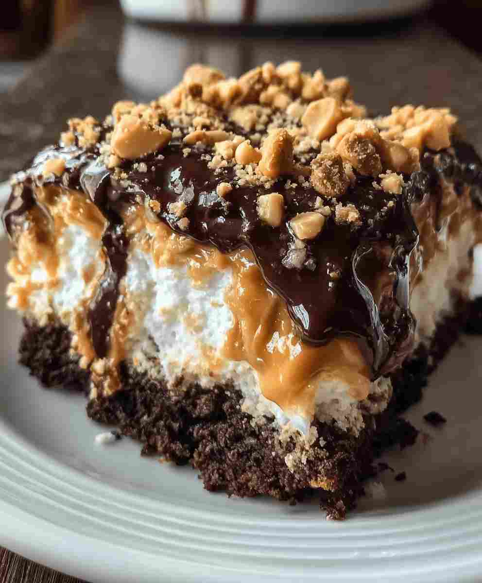 Reese’s Poke Cake