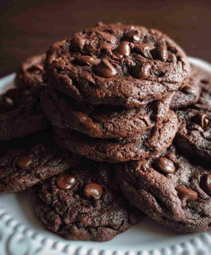 Best Double Chocolate Chip Cookies