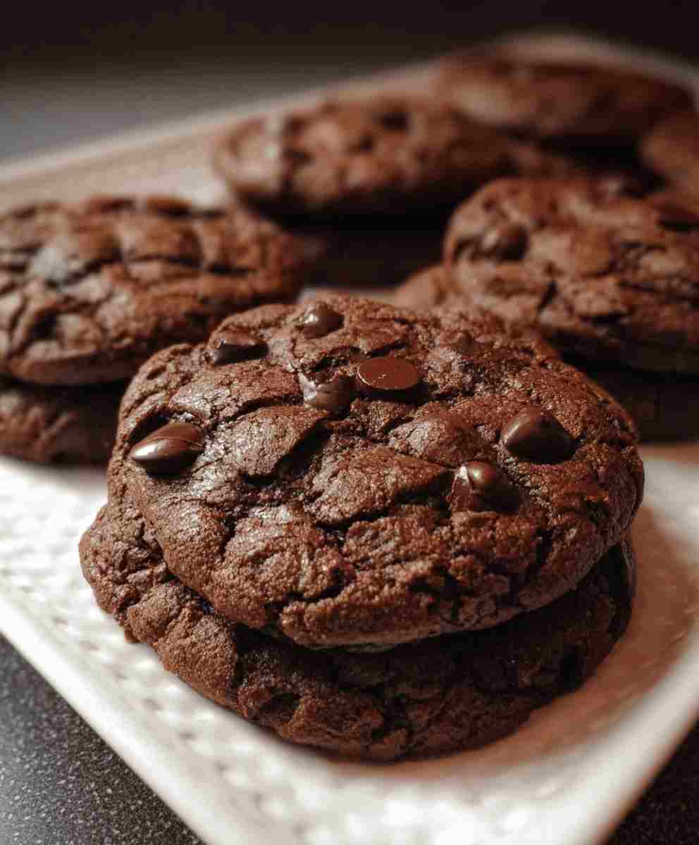 Best Double Chocolate Chip Cookies