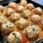 Baked Chicken Ricotta Meatballs