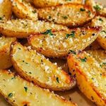 Baked Garlic Parmesan Potato Wedges