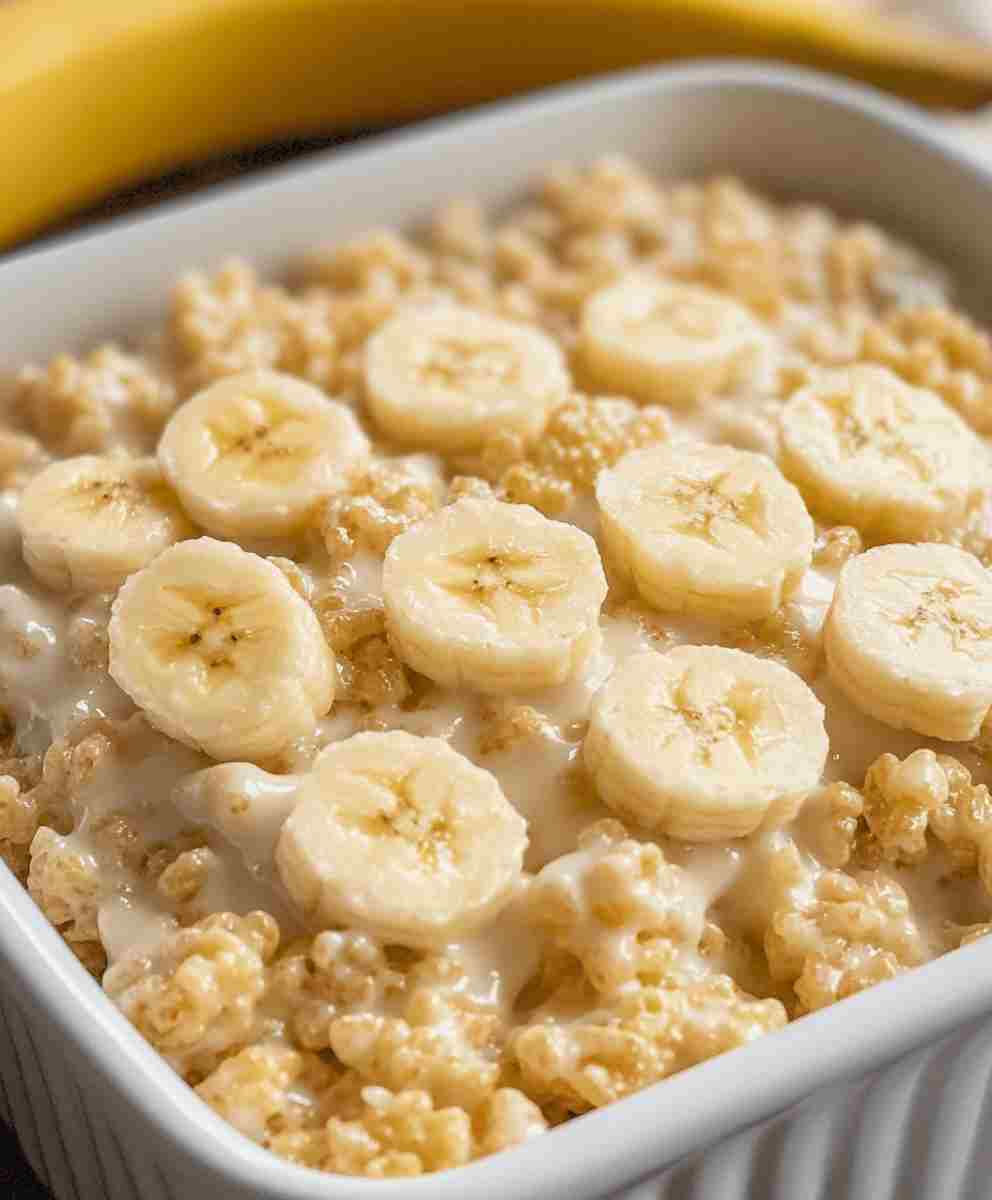 Banana Pudding Rice Krispie Treats Recipe