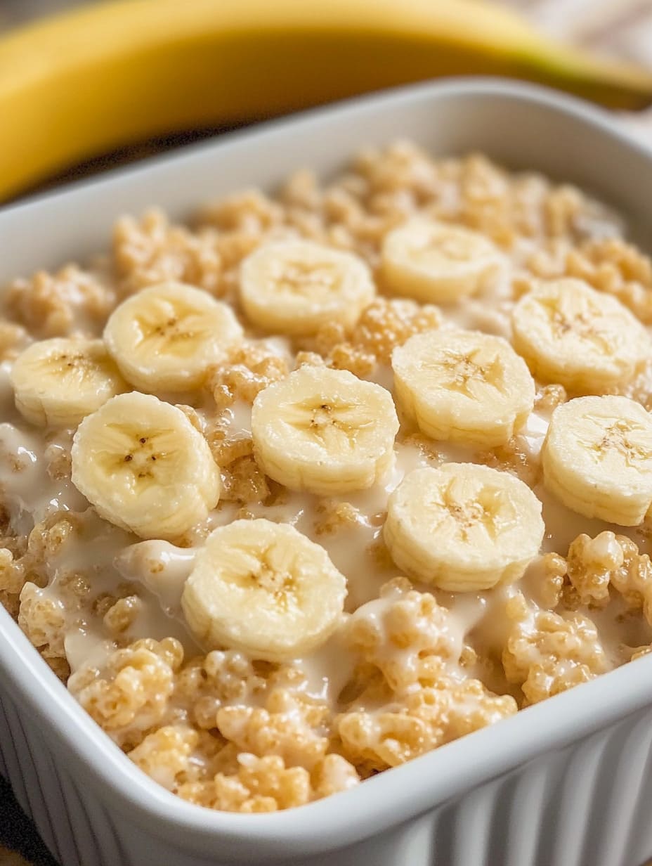 Banana Pudding Rice Krispies