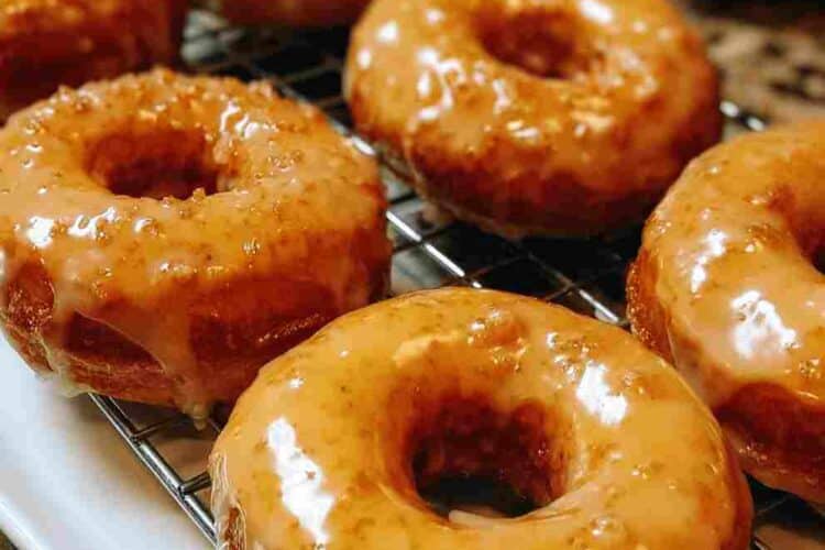 Easy Pumpkin Donuts with Maple Glaze