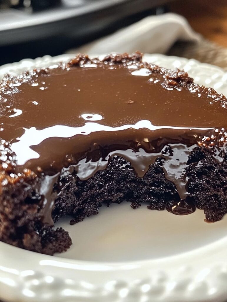 Hot Fudge Chocolate Pudding Cake