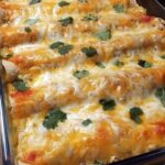 Jalapeño Cream Cheese Chicken Enchiladas