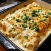 Creamy White Chicken Enchiladas