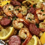 Shrimp and Sausage Foil Packet Dinner