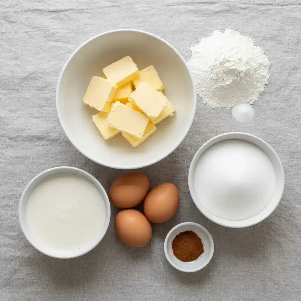 Amish Cinnamon Bread ingredients