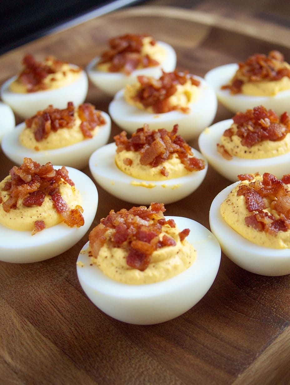 Bacon Chipotle Deviled Eggs