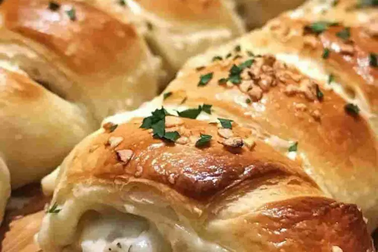 Baked Chicken Stuffed Crescent Rolls