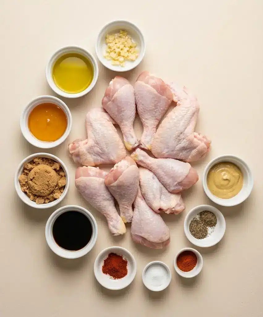 Caramelized Baked Chicken Legs ingredients