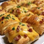 Cheese and Bacon Puff Pastry Rolls