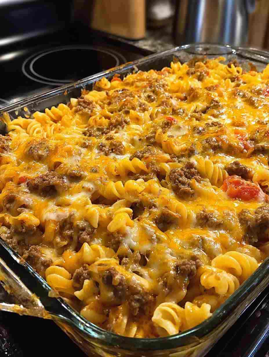 Cheeseburger Pasta Casserole
