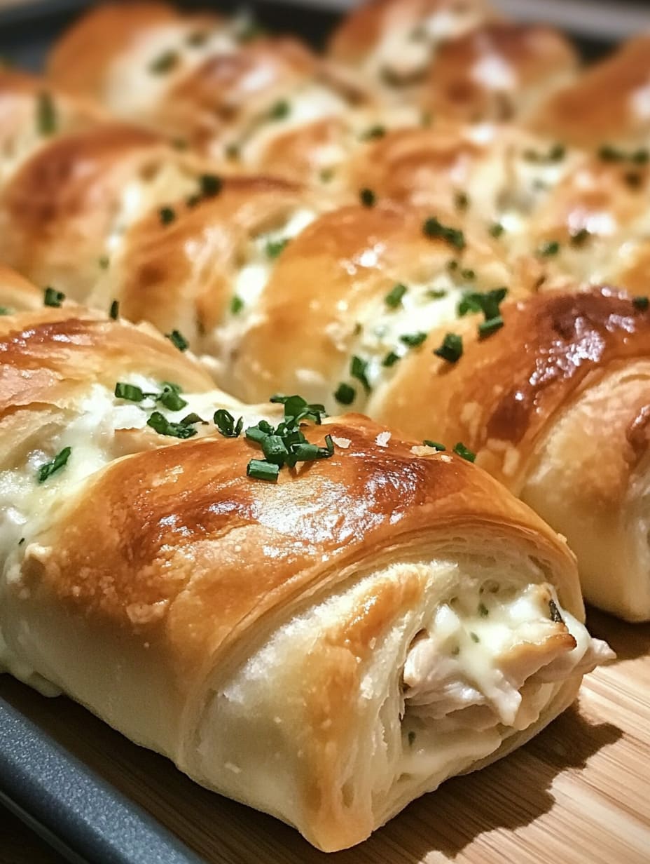 Chicken Stuffed Crescent Rolls