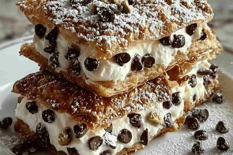 Classic Cannoli Squares