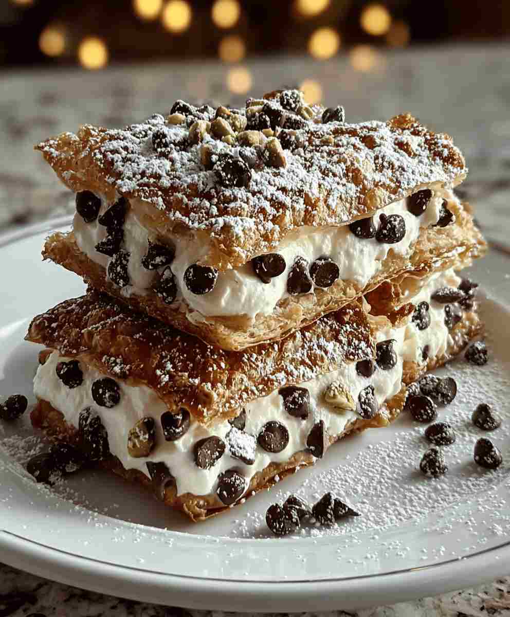 Classic Cannoli Squares