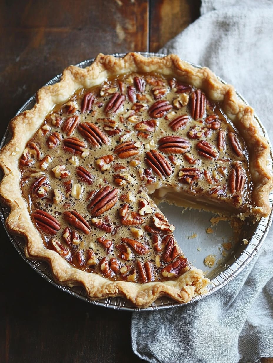 Condensed Milk Pecan Pie 