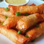 Crab Rangoon Egg Rolls