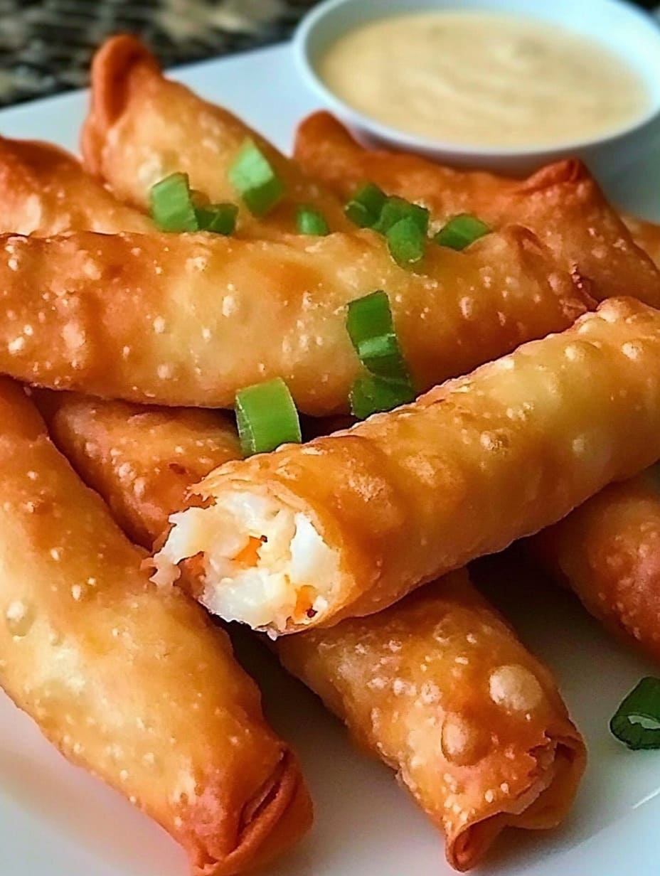 Crab Rangoon Egg Rolls