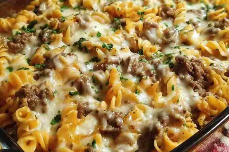 Creamy Beef Noodle Casserole