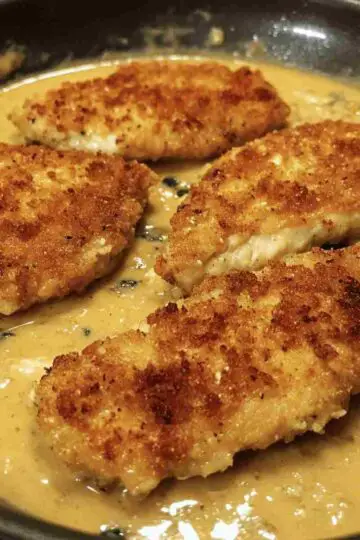 Creamy Pan Fried Chicken