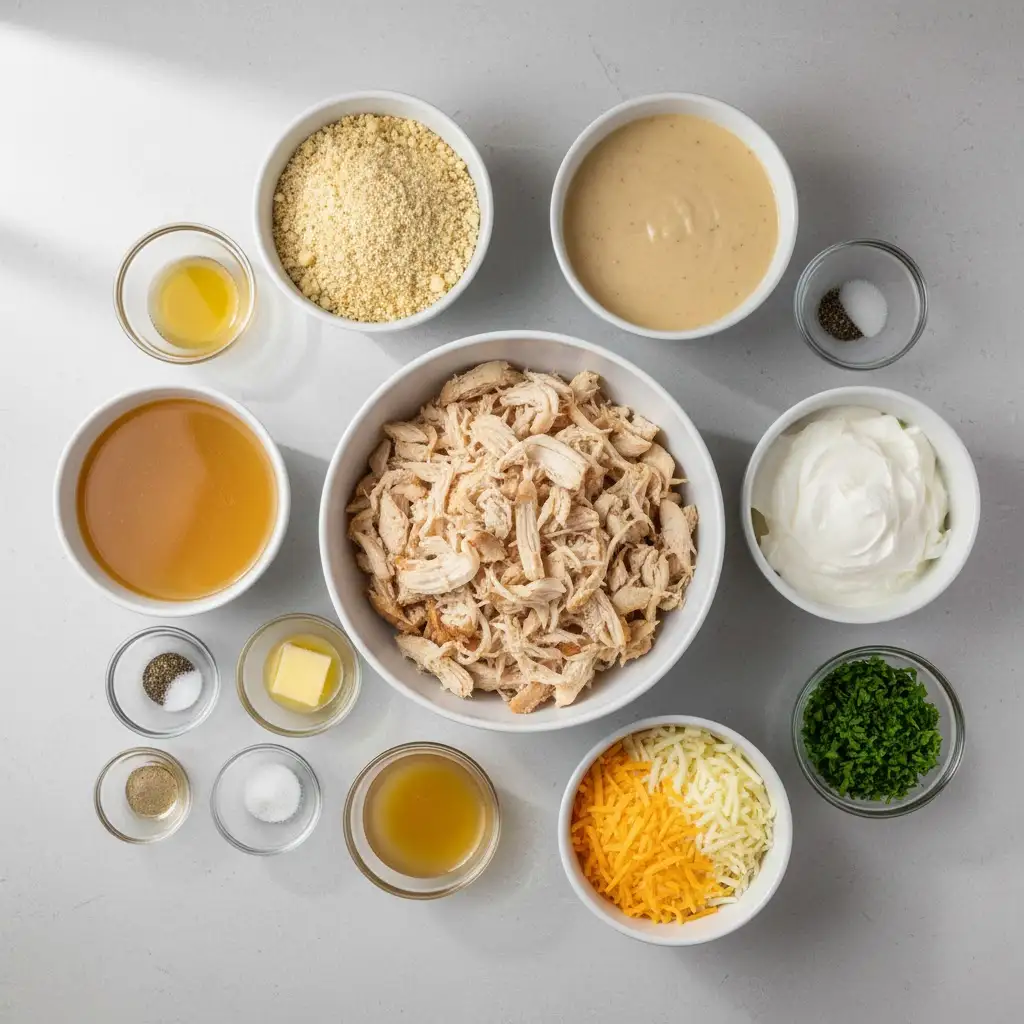 Dolly’s Chicken and Stuffing Casserole ingredients