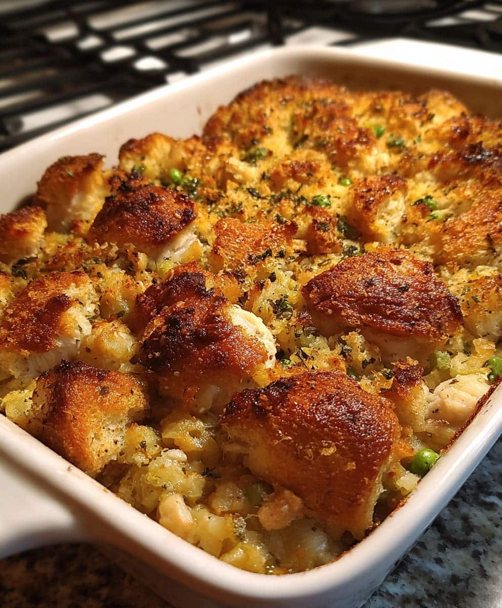 Dolly’s Chicken and Stuffing Casserole Easy Comfort Food