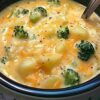 Easy Crockpot Broccoli Cheddar Soup