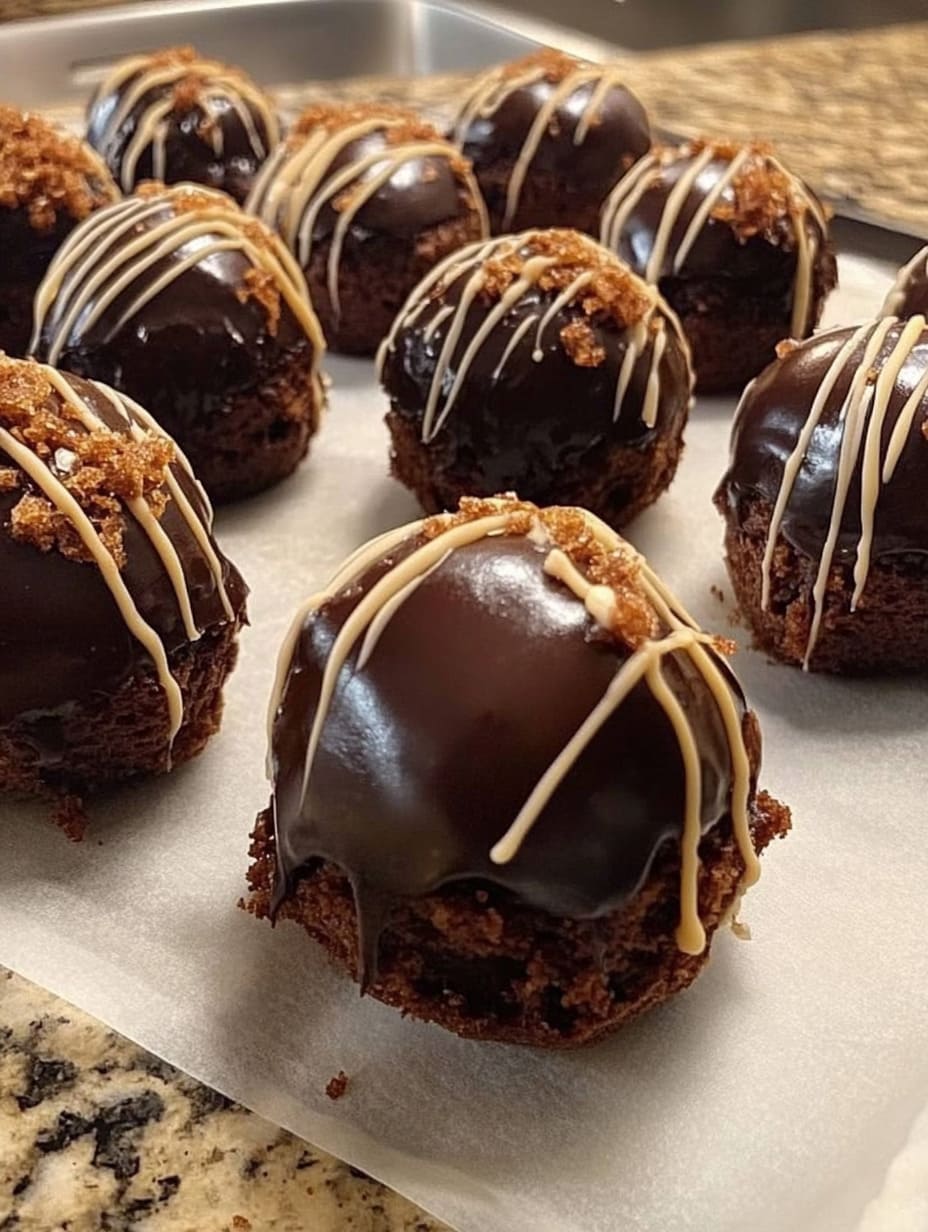 Homemade Brownie Bombs