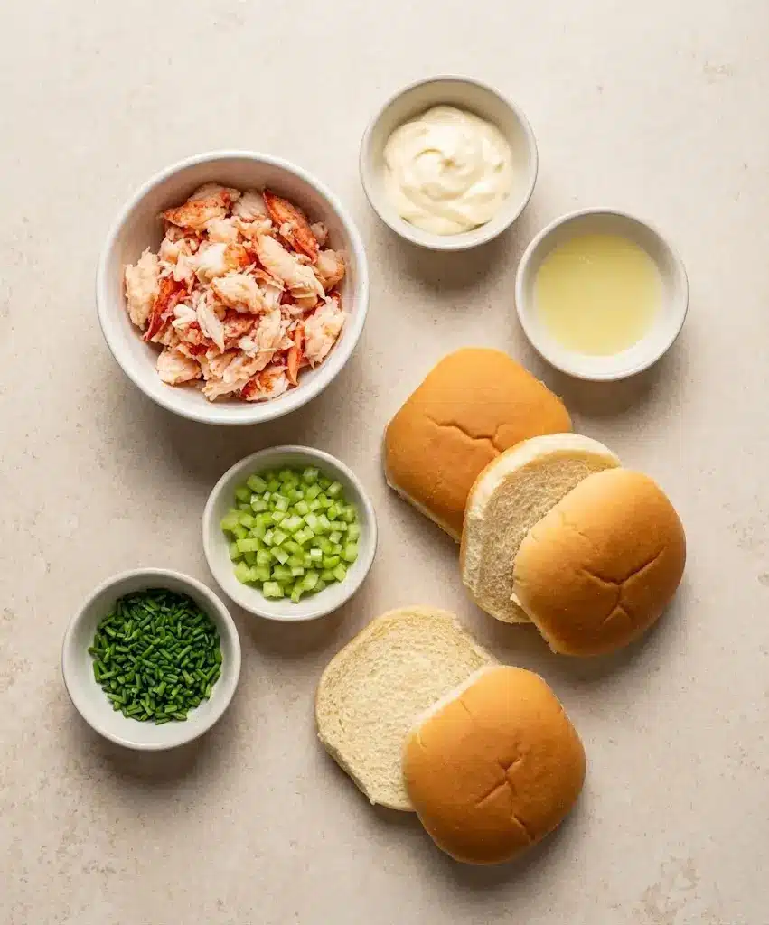 Lobster Roll Sliders ingredients
