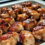 Maple Bacon Glazed Chicken Bites