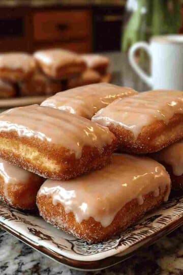 Maple Donut Bars