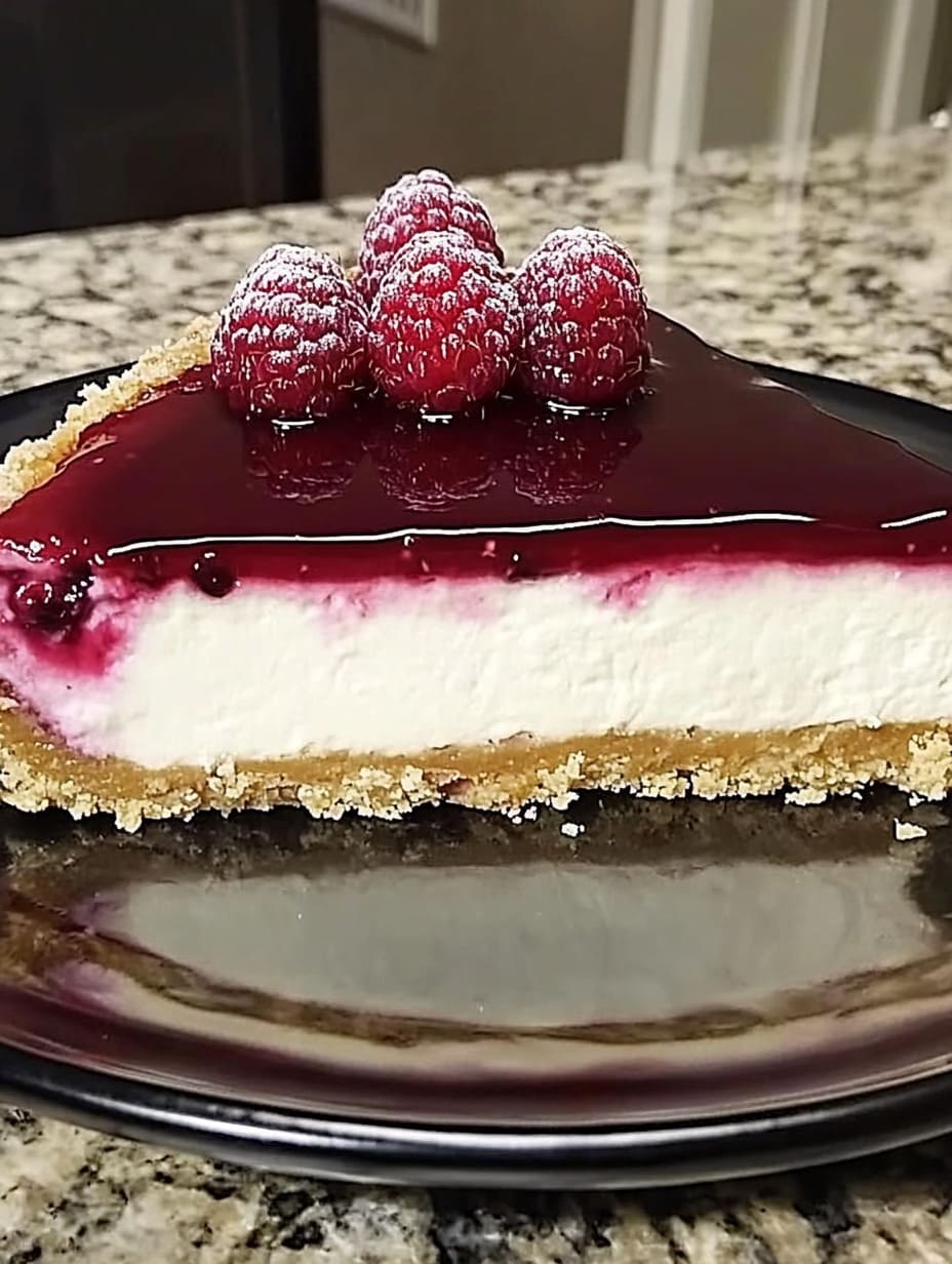 Mexican Raspberry Cheesecake