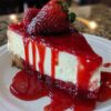 Red Velvet Strawberry Cheesecake Creamy Decadent Dessert