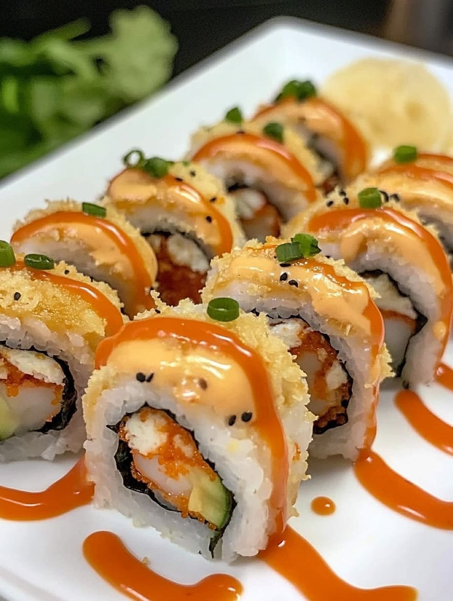 Spicy Crab Sushi Rolls