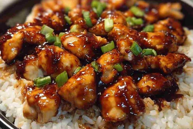Honey BBQ Chicken Rice – Easy Family Dinner