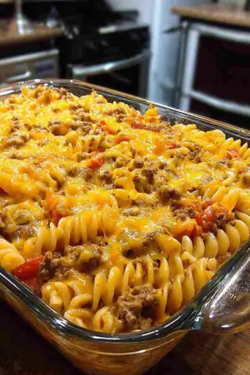 Cheeseburger Pasta Casserole