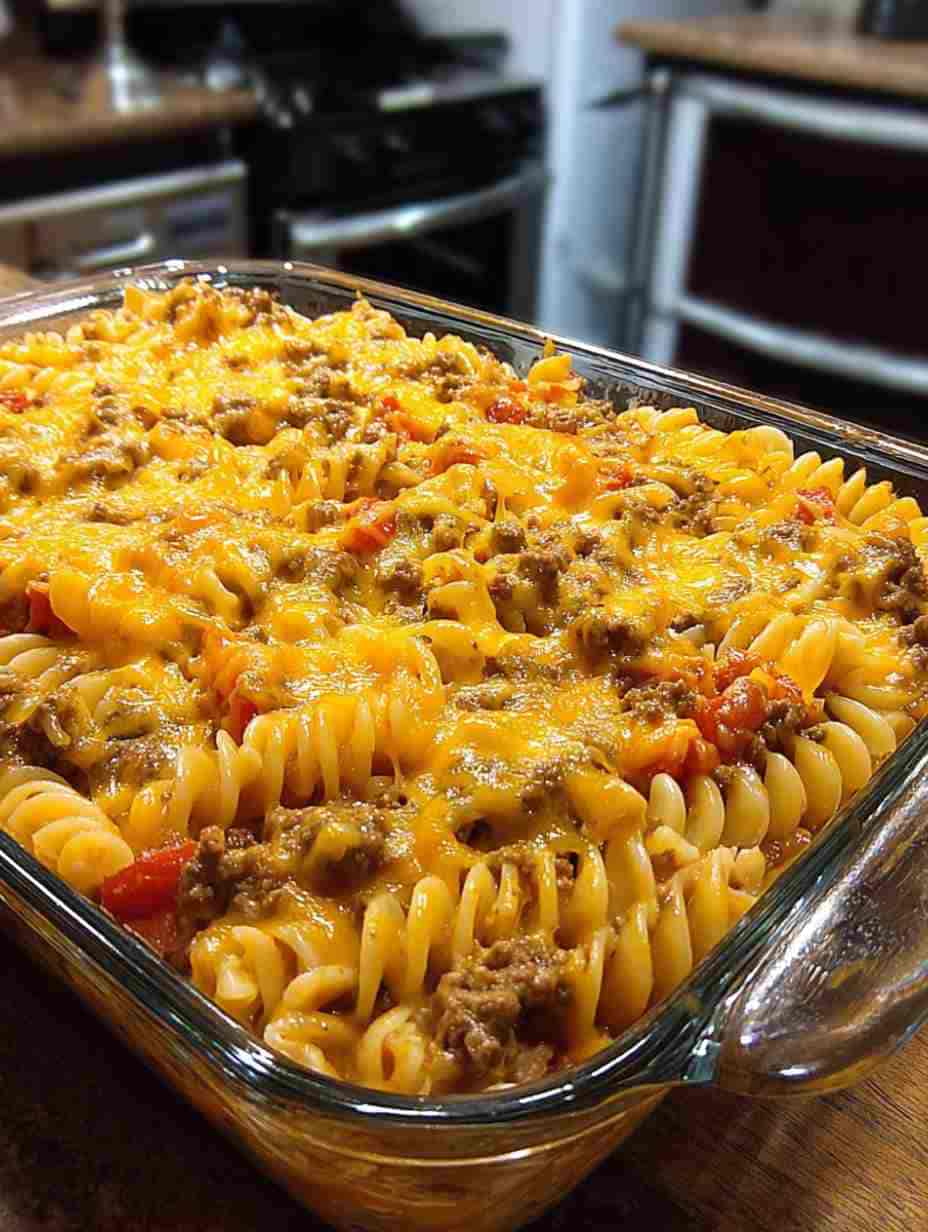 Cheeseburger Pasta Casserole