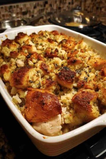 Dolly’s Chicken and Stuffing Casserole
