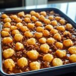 Tater Tot Sloppy Joe Casserole